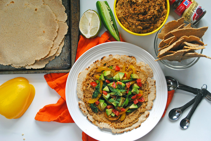 Chipotle Hummus & Oat Flour Tostadas (+ chips!) | Emilie Eats