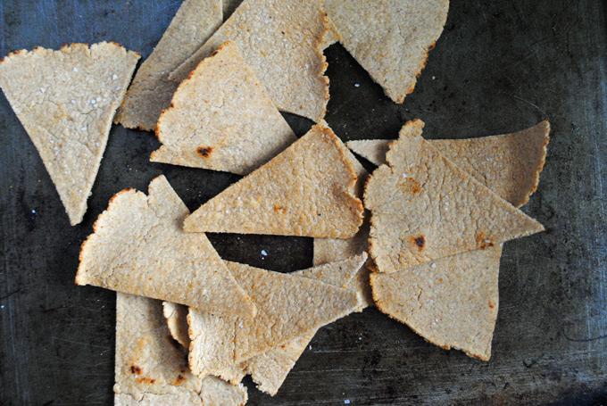 Chipotle Hummus & Oat Flour Tostadas (+ chips!) | Emilie Eats