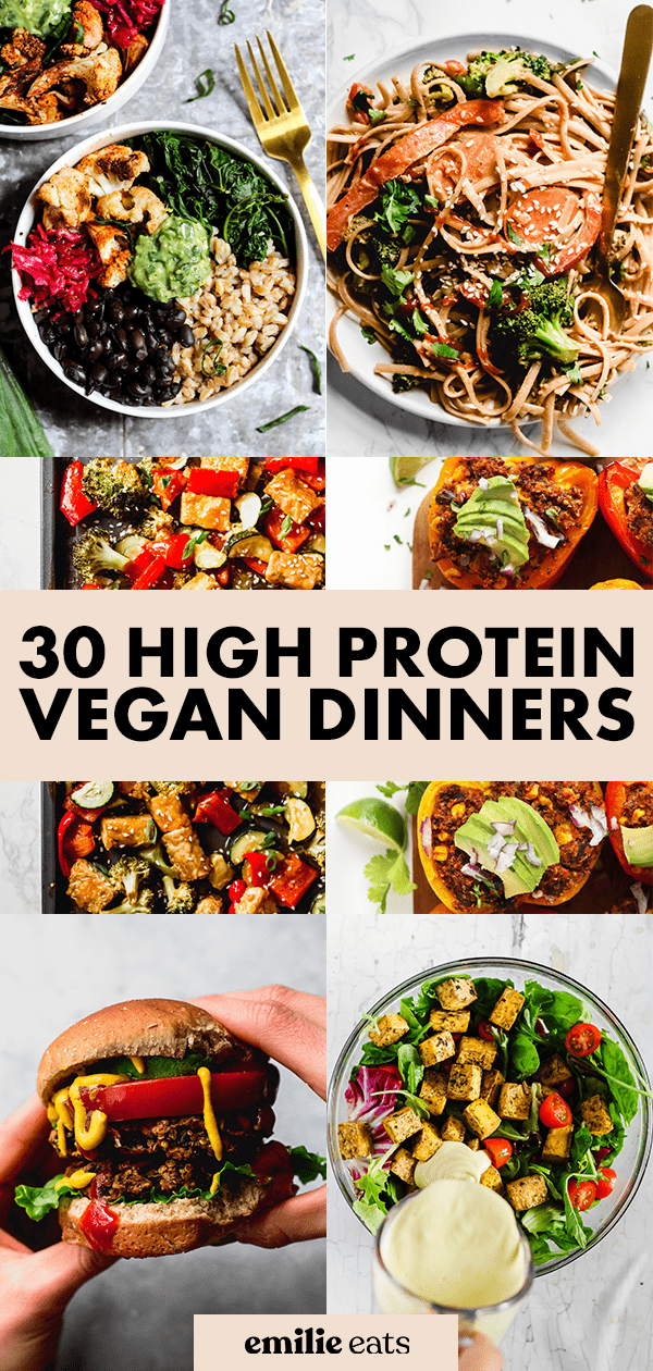 30 High Protein Vegan Dinners – Emilie Eats