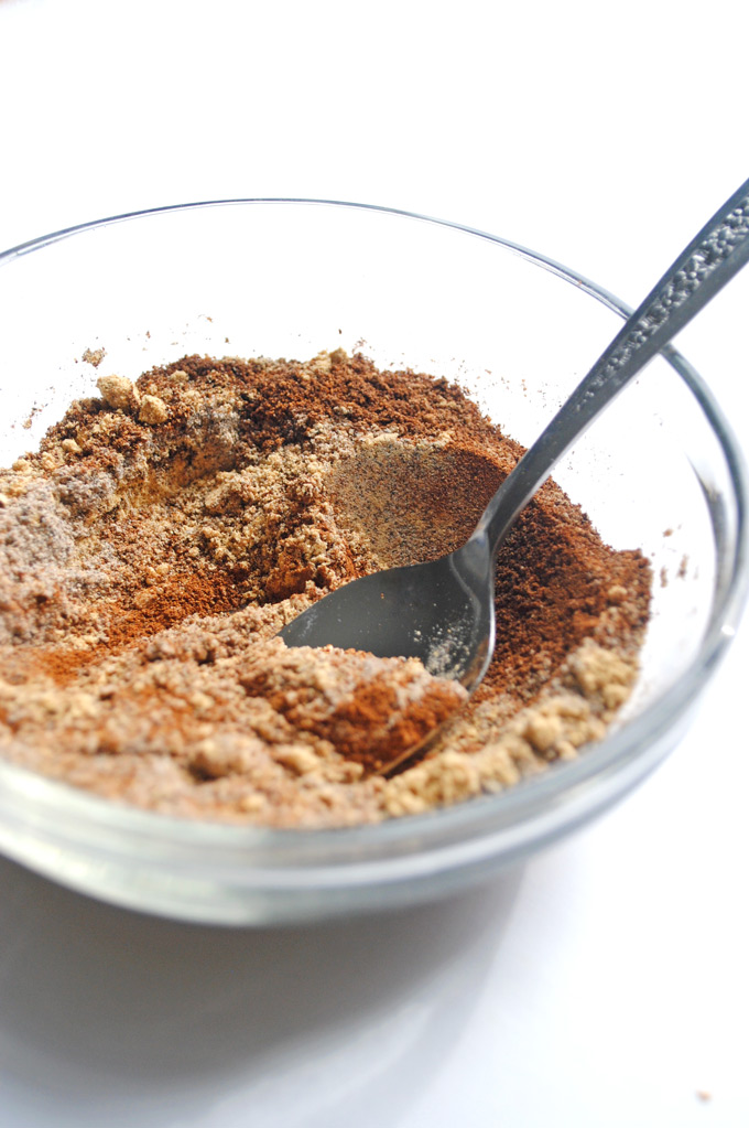a bowl of chai spice mix