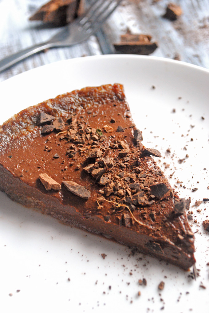 A silky-smooth Vegan Chocolate Pudding Pie that will impress all of your friends and family! No one will ever guess the secret ingredient.