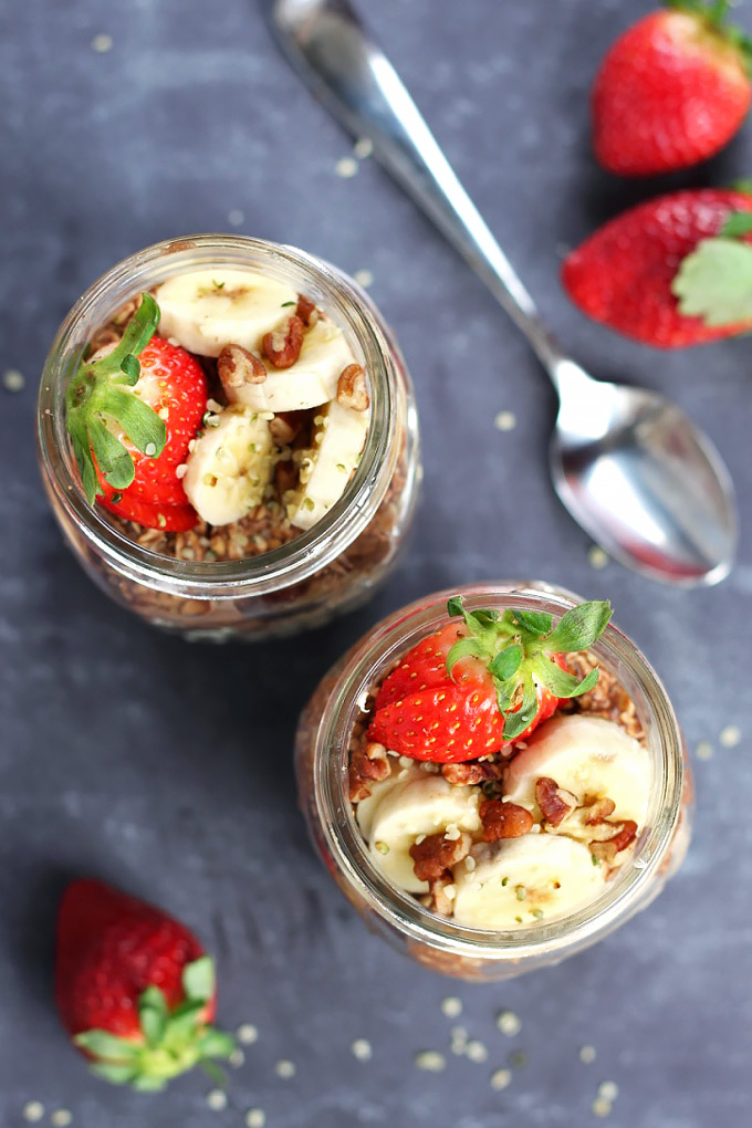 Put a fun twist on your breakfast with these Neapolitan Overnight Oats! They're sweet, easy to make, and a healthy alternative to the ice cream flavor. It's a breakfast win!