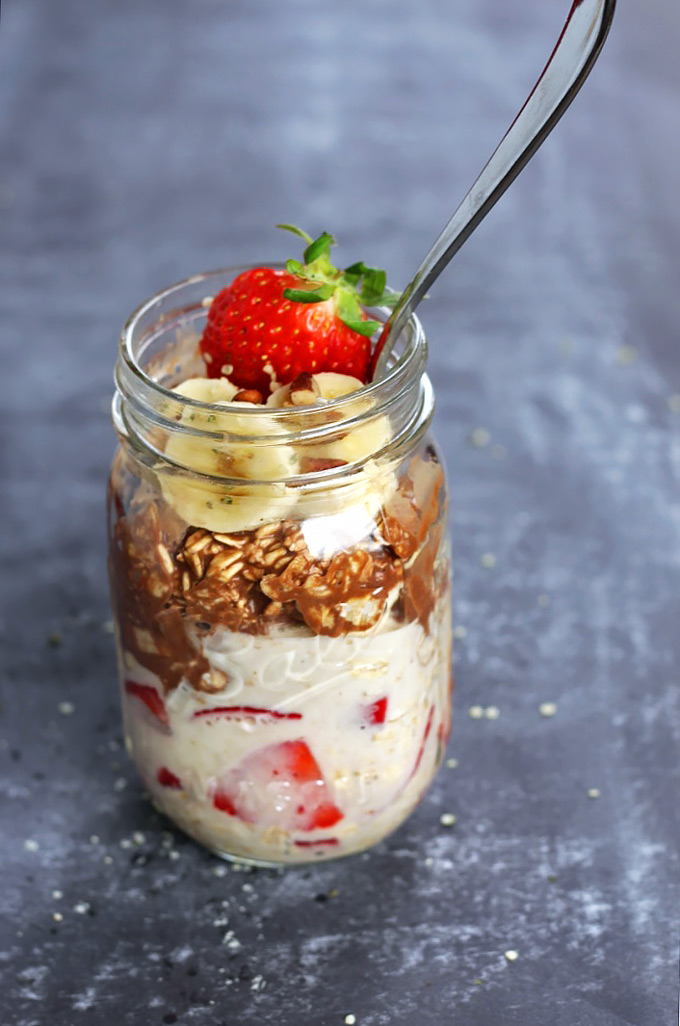 Put a fun twist on your breakfast with these Neapolitan Overnight Oats! They're sweet, easy to make, and a healthy alternative to the ice cream flavor. It's a breakfast win!