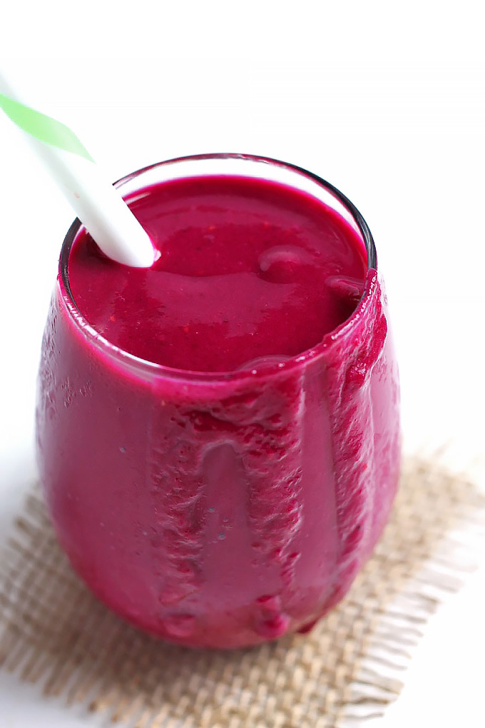 If you find it hard to get your veggies in, you need this Very Berry Beet Smoothie! It's perfect for a super nutritious breakfast or snack.