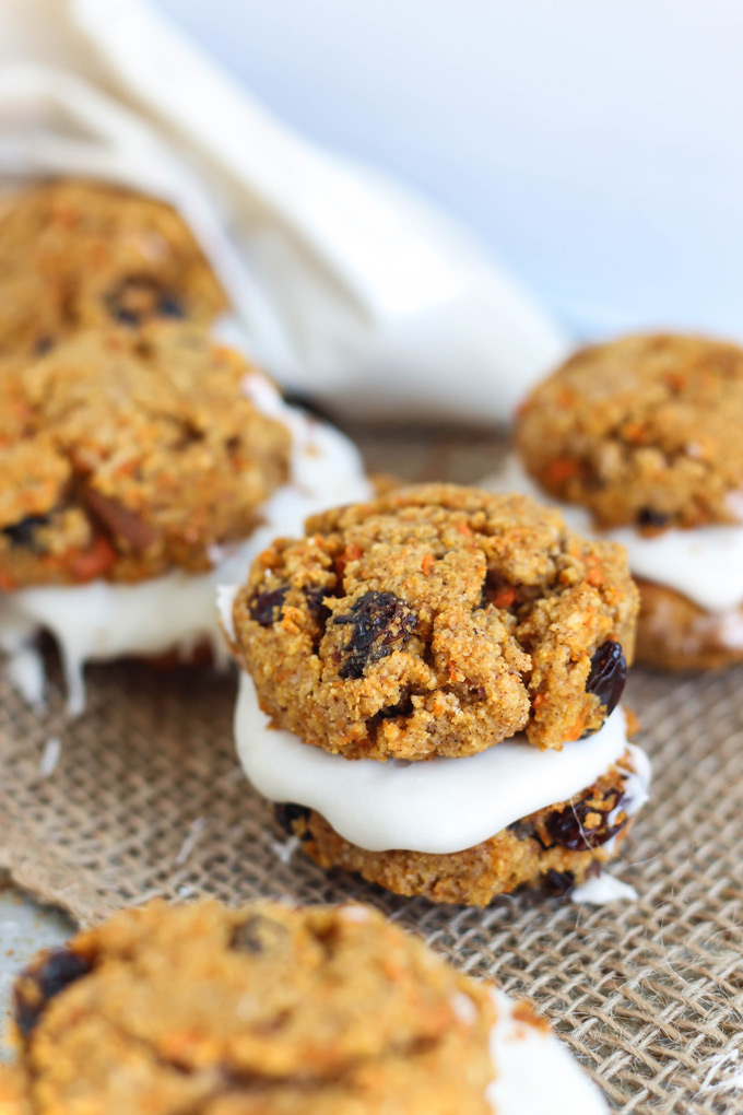 Put a spin on a classic dessert by making Inside Out Carrot Cake Cookies! They're vegan, gluten-free & full of the carrot cake deliciousness you love.