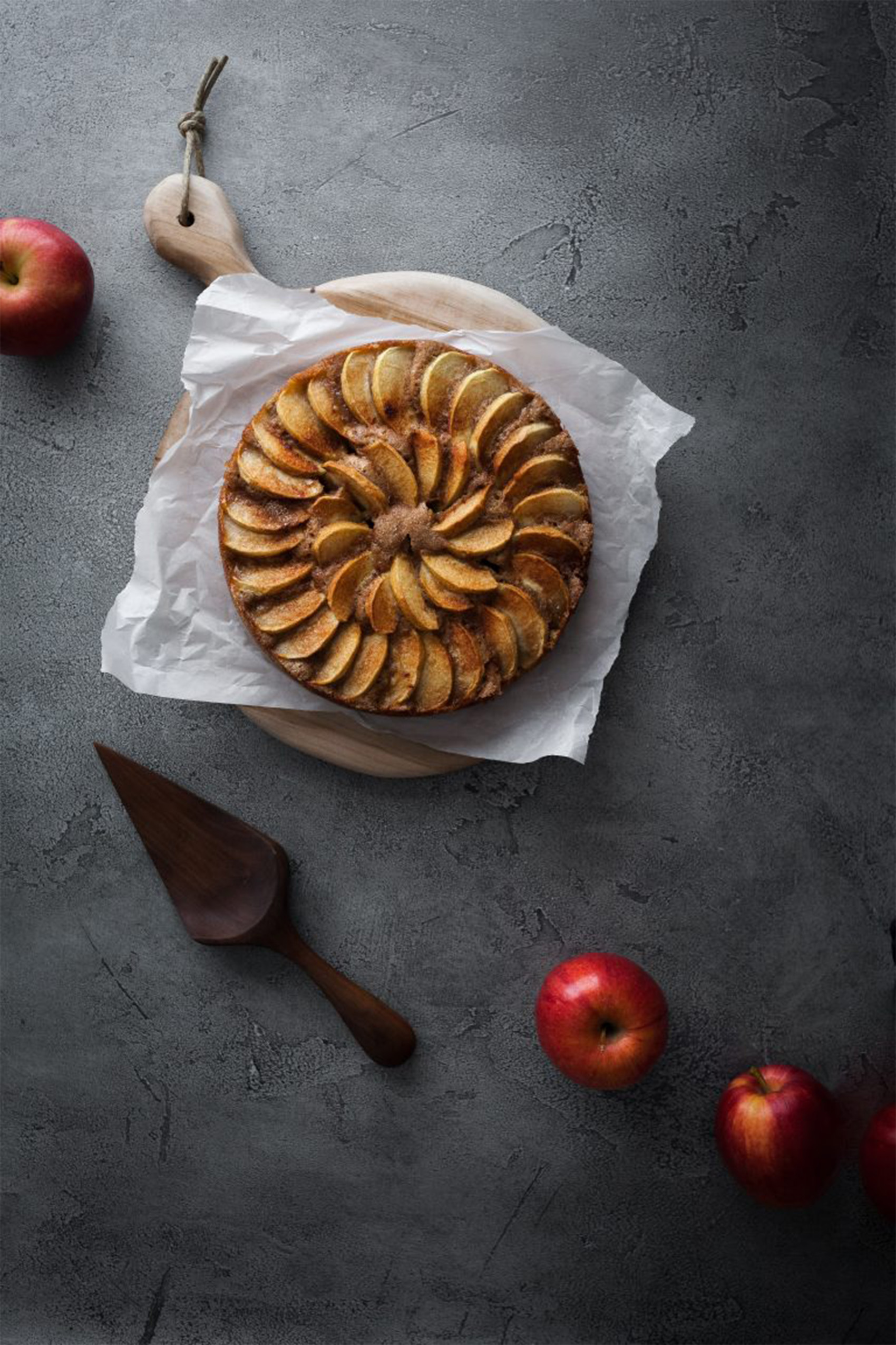 a vegan apple cake