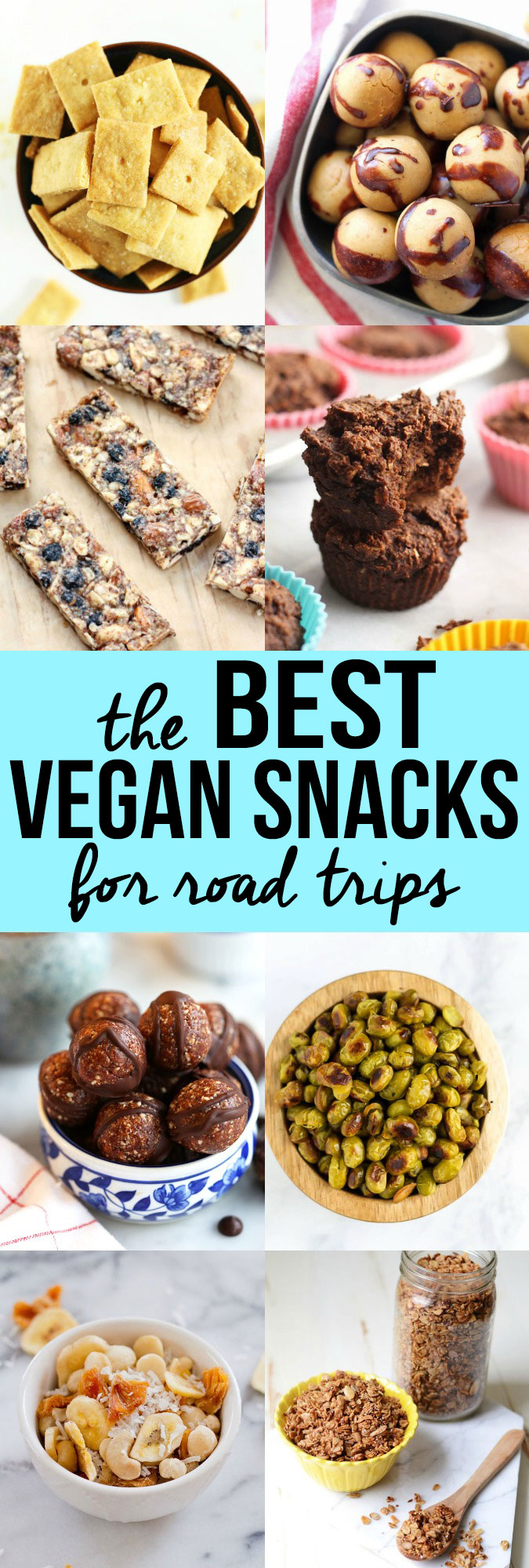 Your summer adventures aren't complete without the best vegan snacks for road trips! Save yourself some money by making them at home. Delicious and easy!