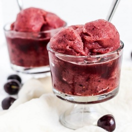 You only need three simple ingredients for this healthy & refreshing Cherry Watermelon Sorbet. A delicious, fruity treat that's vegan & gluten-free!