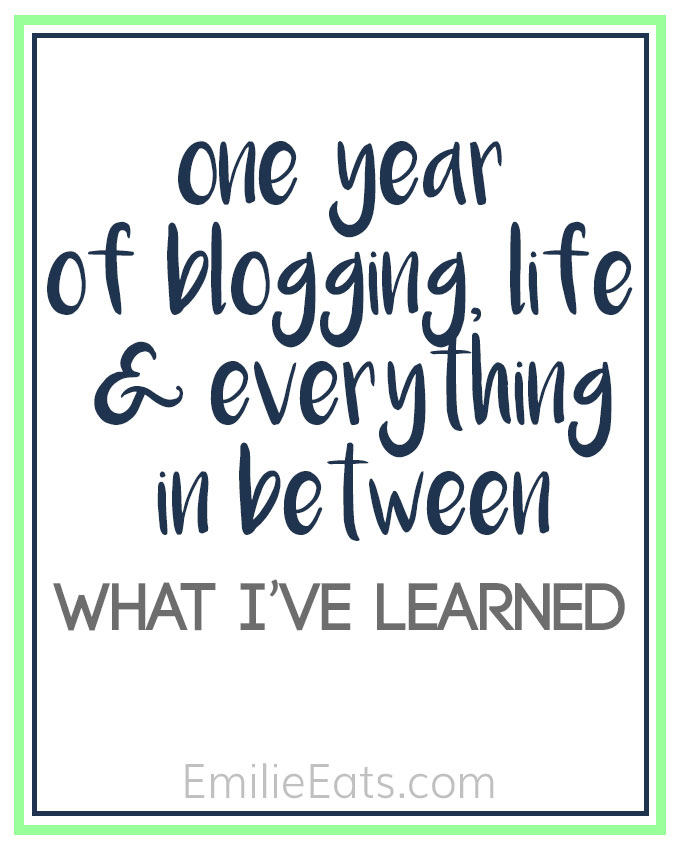 I'm recapping what I've learned in one year of blogging, what I struggled with personally, & some reader favorite recipes!