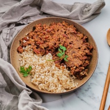 Vegan Slow Cooker Black Bean Soup – Emilie Eats