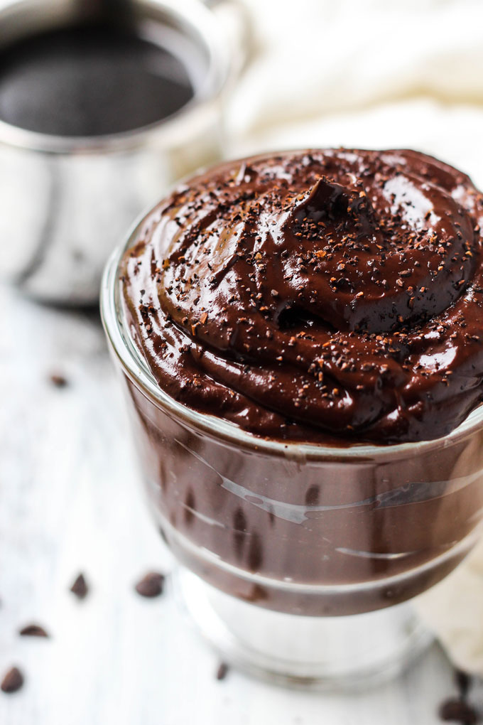 Three of your favorite foods come together to make this creamy, dreamy Mocha Avocado Chocolate Pudding! A healthy dessert that's sure to satisfy cravings.