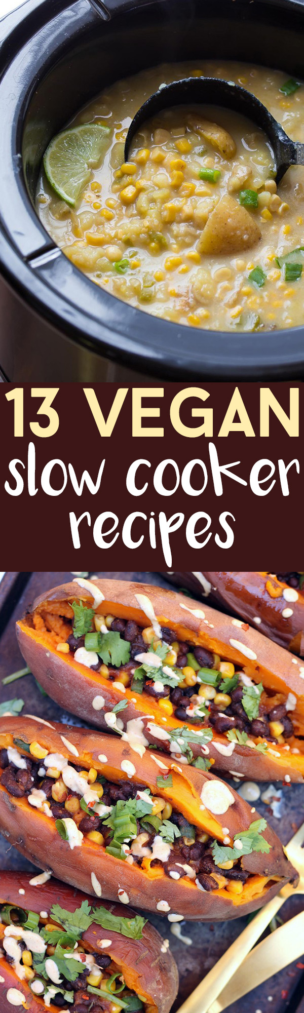 Get cozy this winter and bust out your Crockpot for these Vegan Slow Cooker recipes! Lots of hearty chills, soups & even oatmeal. Perfect for cold nights!