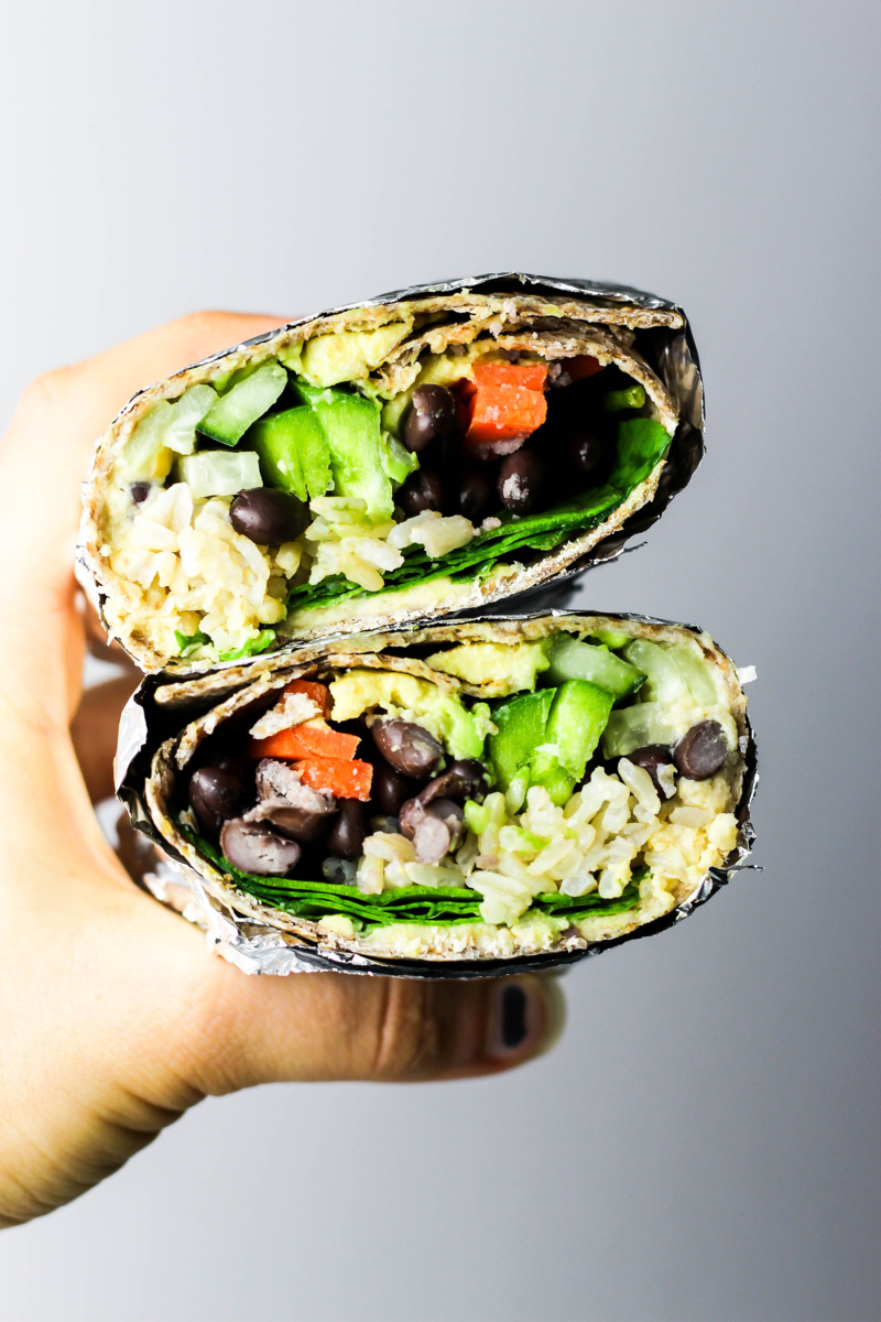 Veggie Hummus Wrap Cold Lunch Box