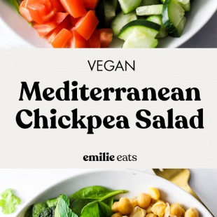 Mediterranean Chickpea Salad – Emilie Eats