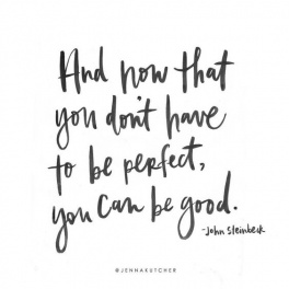 My relationship with food and my body hasn't always been pretty. In honor of NEDA Week, I'm talking about letting go of perfection and accepting myself.