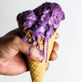 Cool off with a scoop of this refreshing Blueberry Vegan Frozen Yogurt! It's the perfect fruity dessert, plus you could even enjoy it for breakfast. Yum!