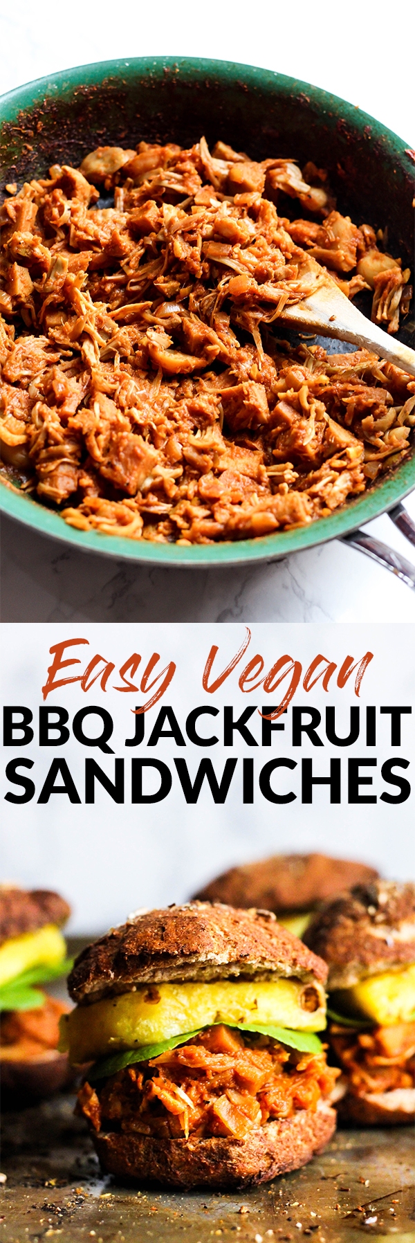 Meet jackfruit: the BEST vegan pulled pork alternative! These Easy Vegan BBQ Jackfruit Sandwiches are your new summer staple for cook-outs & parties.