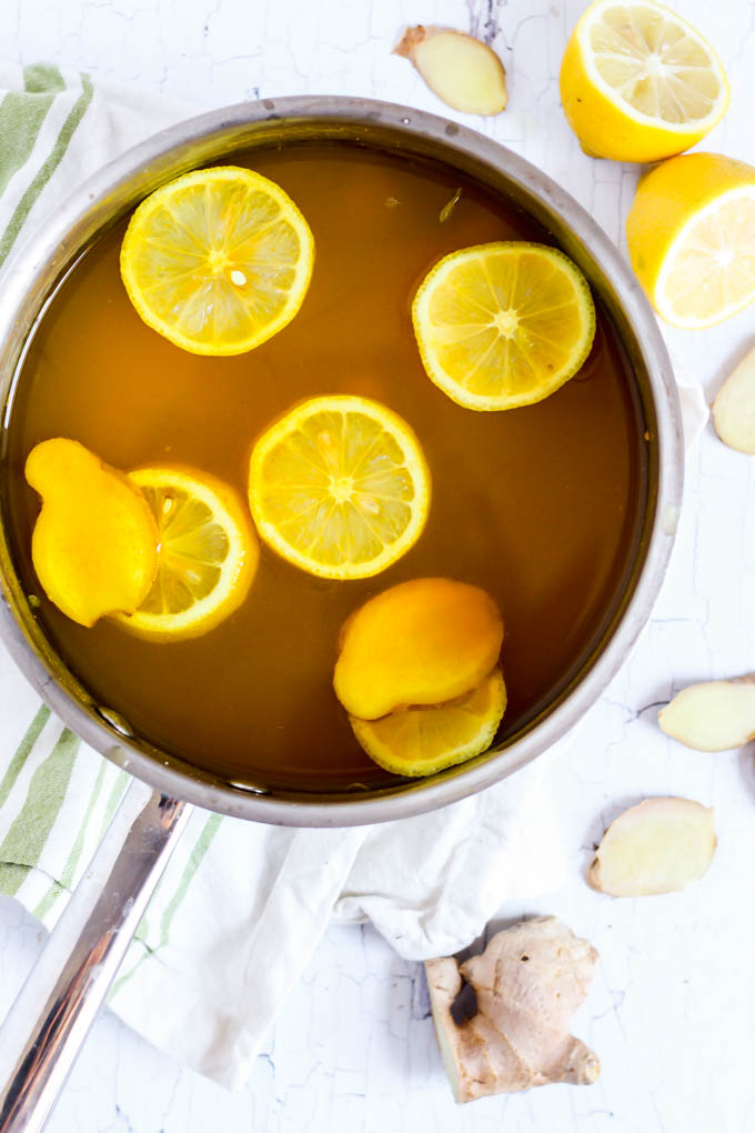 Amp up your morning routine with this warm, nourishing Turmeric Lemon Ginger Tea! It’s full of antioxidants and vitamin C to start your day feeling great.