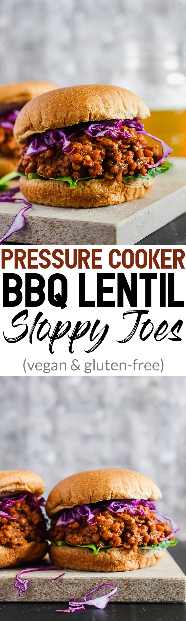 Look no further for a hearty, nourishing summer dinner recipe: these BBQ Lentil Sloppy Joes fit the bill! The lentils are made in the pressure cooker for ultimate convenience. (vegan & gluten-free)