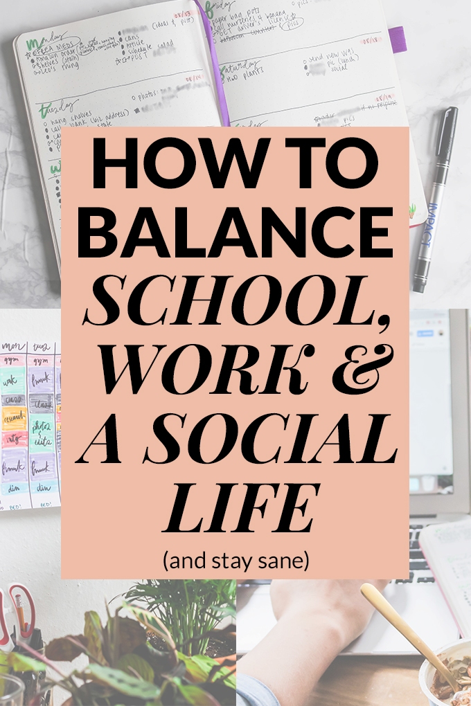 Start your semester with clear goals and a plan to balance school, work & your social life! I'm giving you my top 8 tips after learning about (and sometimes failing at) this balancing act during 4+ years of college while working.