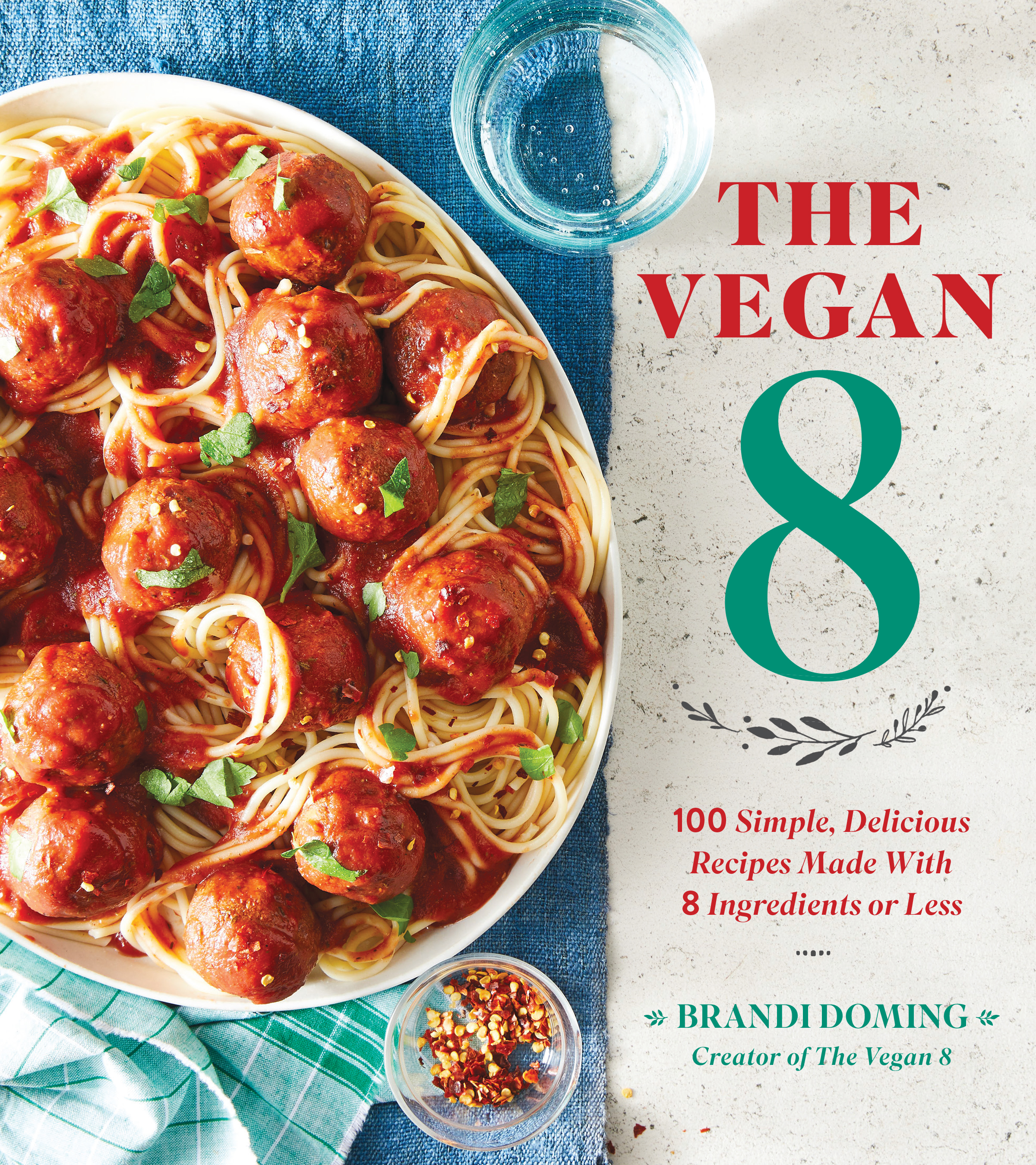 a picture of the cover of the vegan 8 cookbook