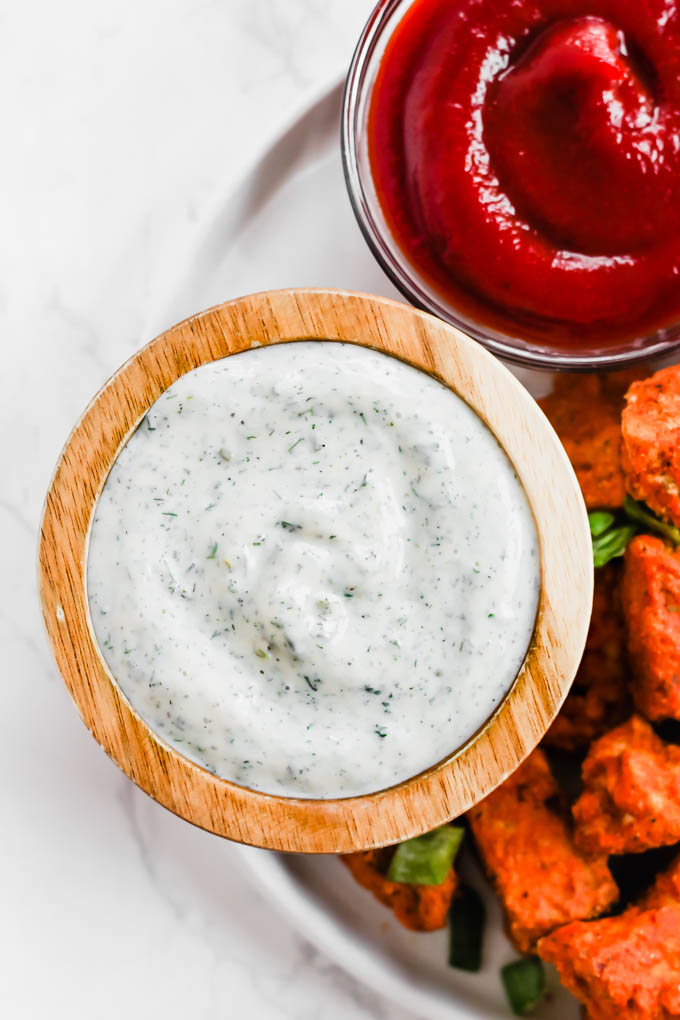 Buffalo Tofu Nuggets - It's All Good Vegan