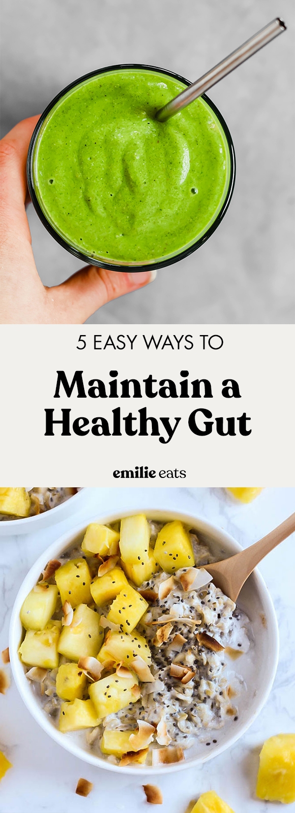 Keeping your gut healthy doesn’t have to be difficult or expensive! Here are 5 easy ways to maintain a healthy gut in your everyday life.