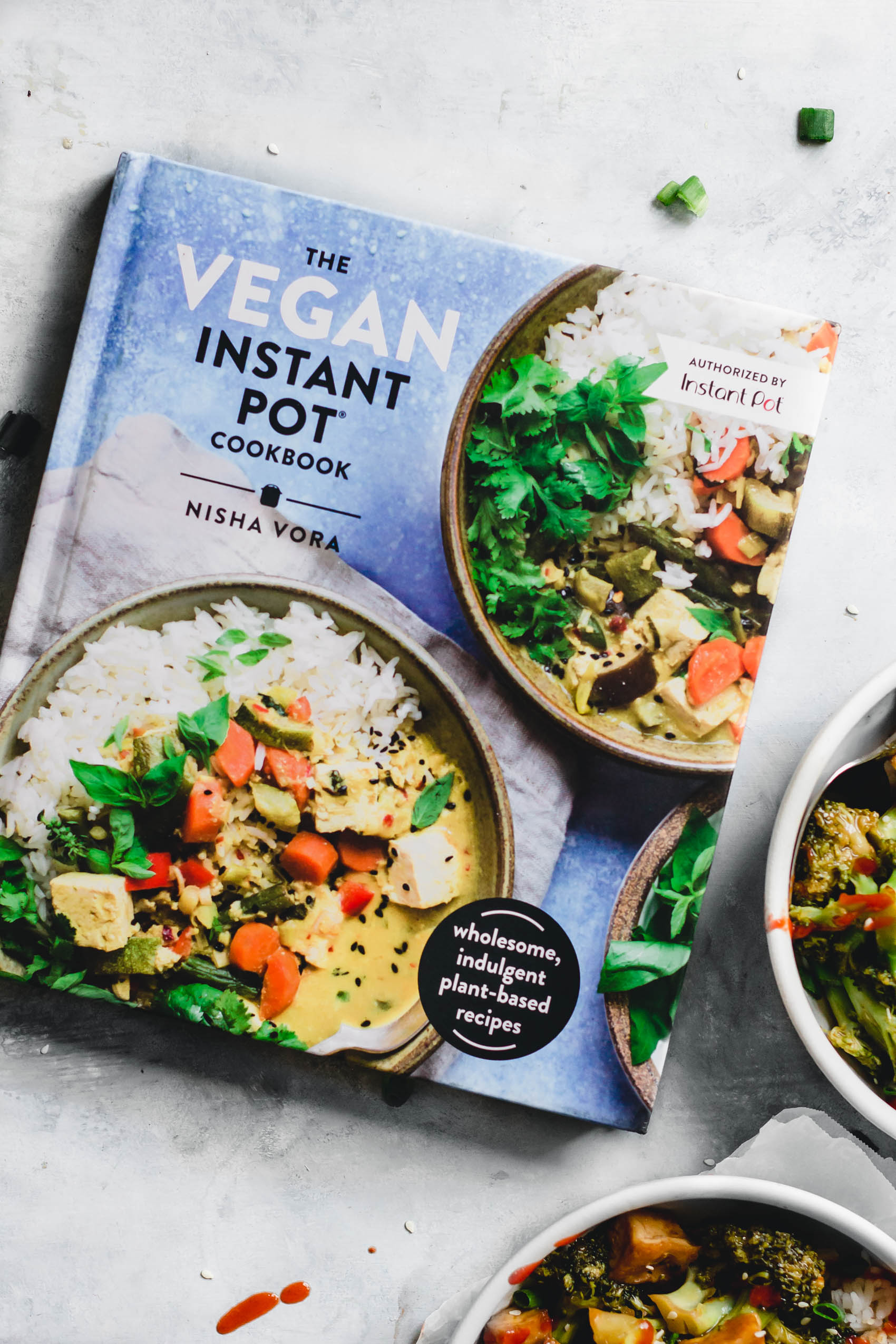 a copy of the Vegan Instant Pot Cookbook