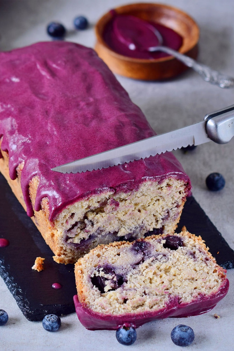 Blueberry Banana Bread by Ela Vegan