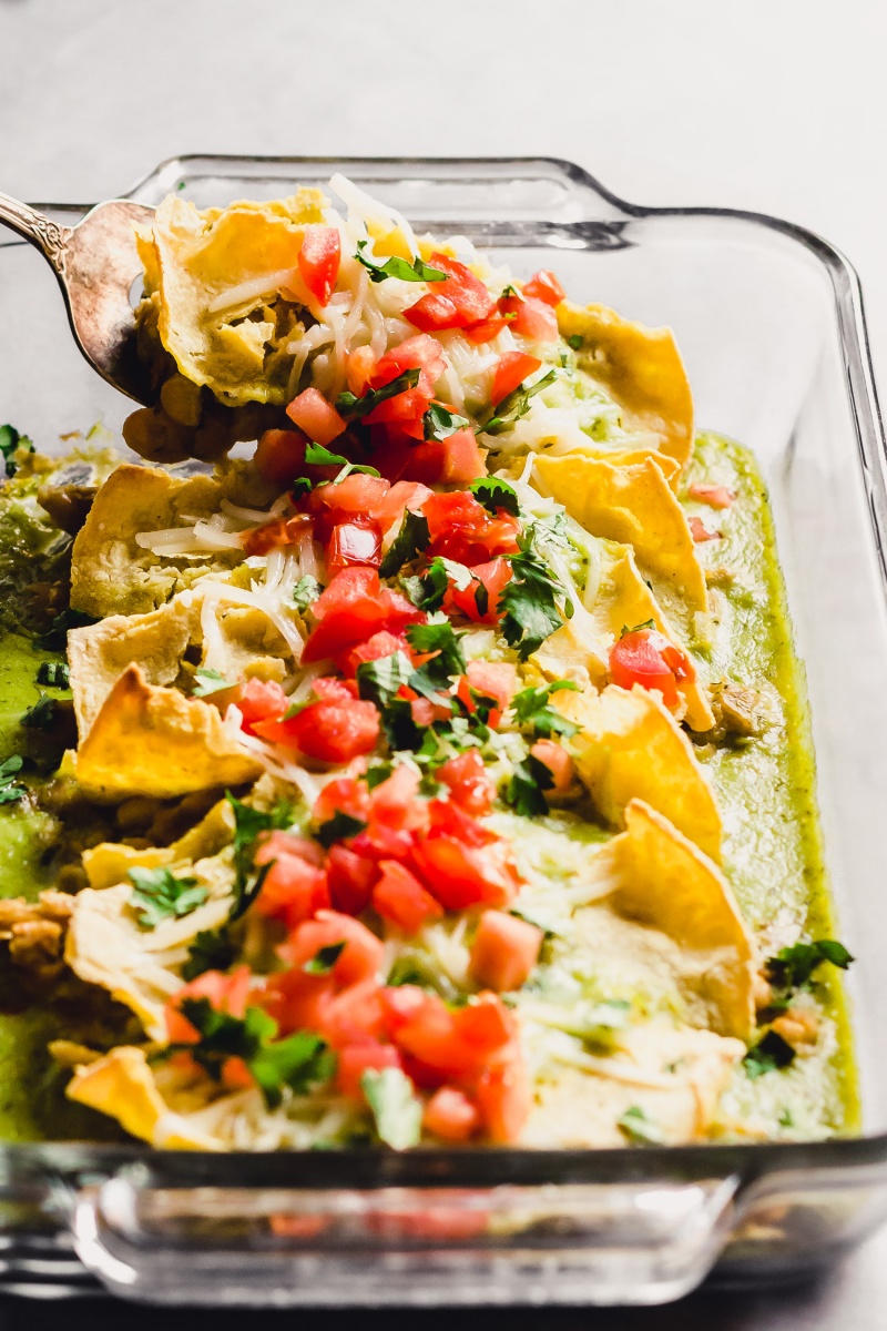 Green Chili Enchiladas