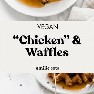 Vegan Chicken and Waffles