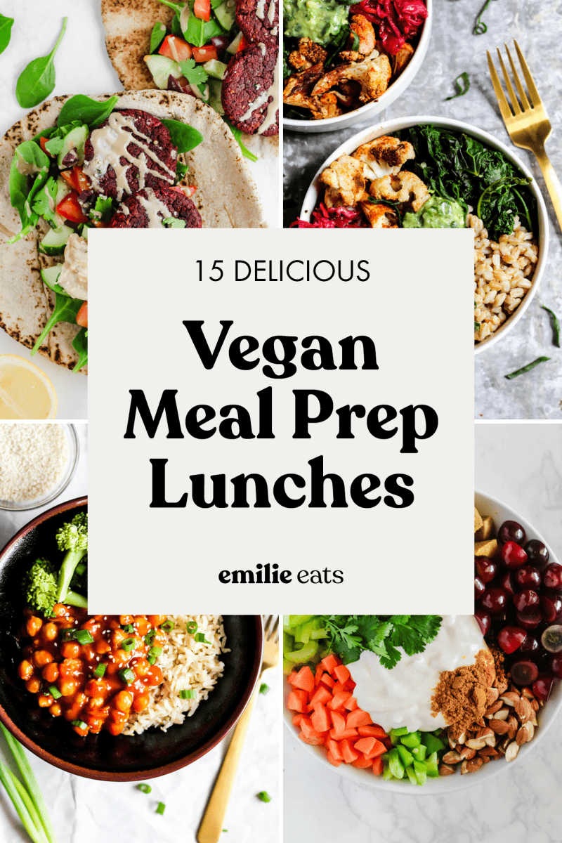 Basic Meal Prep For Daily Vegetarian Lunches + Recipes - Cook Republic