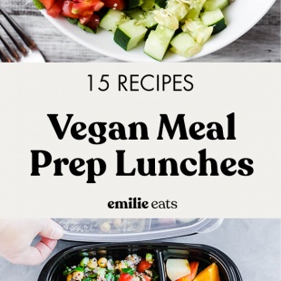 Make vegan meal prep FUN with 15 easy recipes! From grain bowls to burgers to energy bites and more, you'll never get tired of these flavor-loaded meals. Gluten-free options included! 
