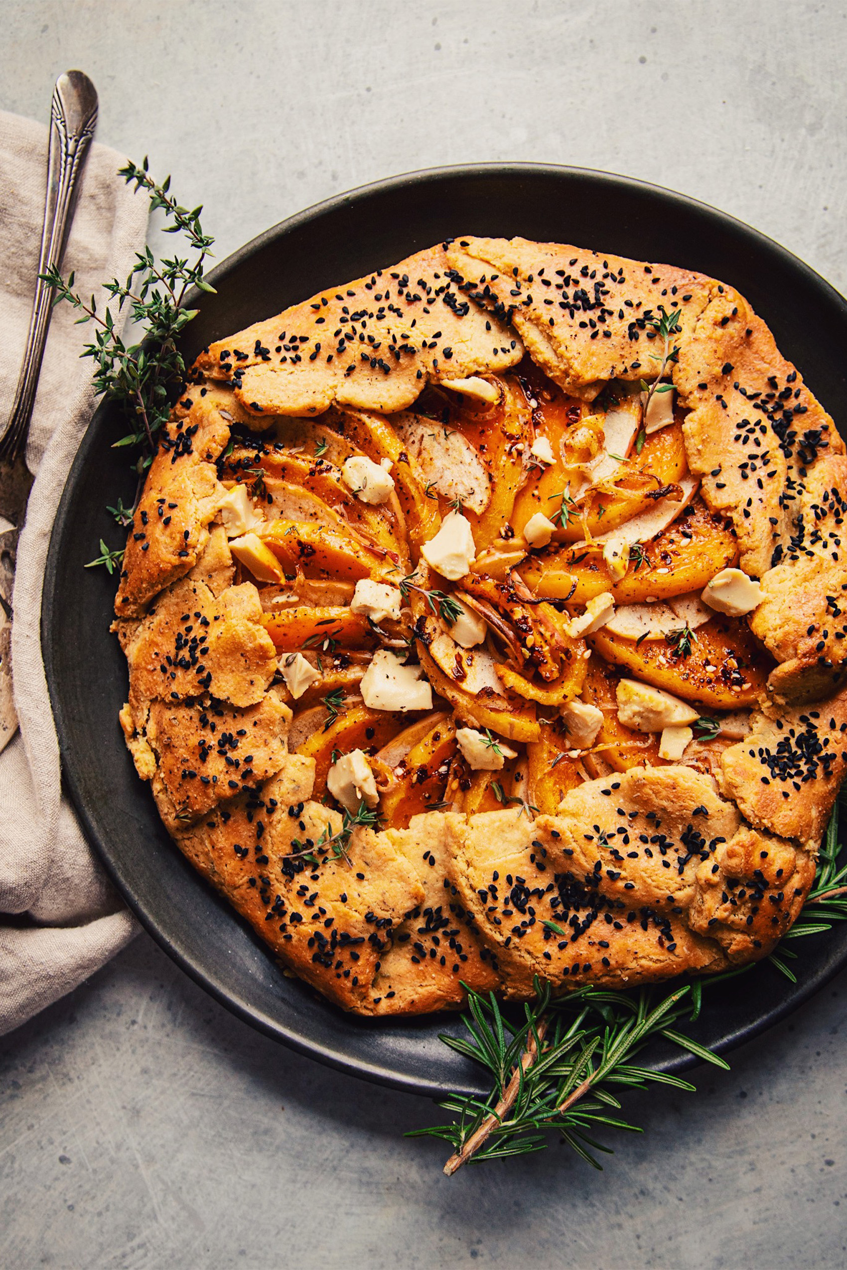 a butternut squash galette 