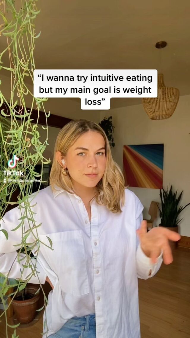 sorry bestie I can’t tell you if/how your body will change after embracing intuitive eating BUT I can pretty much guarantee less stress around food & more enjoyment with food & movement

CC: “is there something else you’re searching for?”